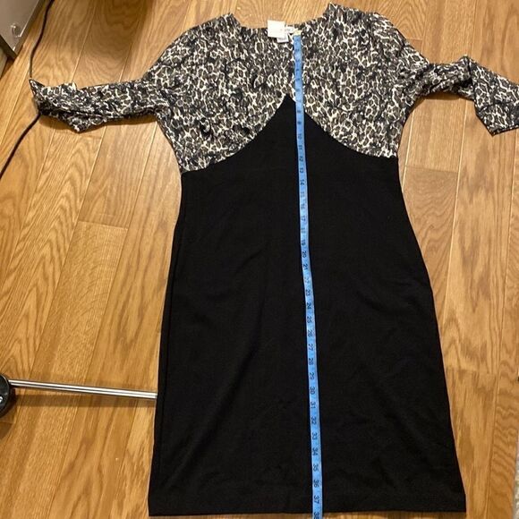 LIZ Claiborne Women’s Long Sleeve Maxi Dress (Size 12) NWT 90’s Vintage Two tone - Picture 5 of 9